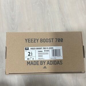 Yeezy Boost 700 V1 Kids Sneakers - White, Grey and Black